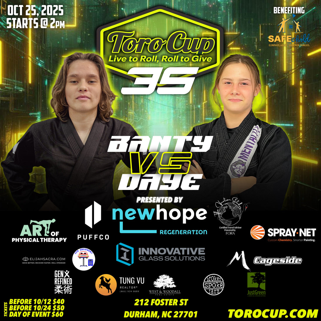 19. Emma Daye (Mentality Martial Arts) def. Natalie Banty (Generation Jiu Jitsu) Lapel Choke (8:43)
