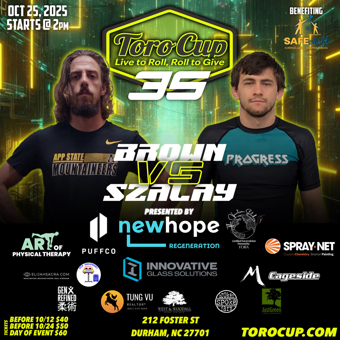 37. Travis Szalay (Central Combat Sports) def. Liam Brown (Boone Docks MMA) RNC (6:44)