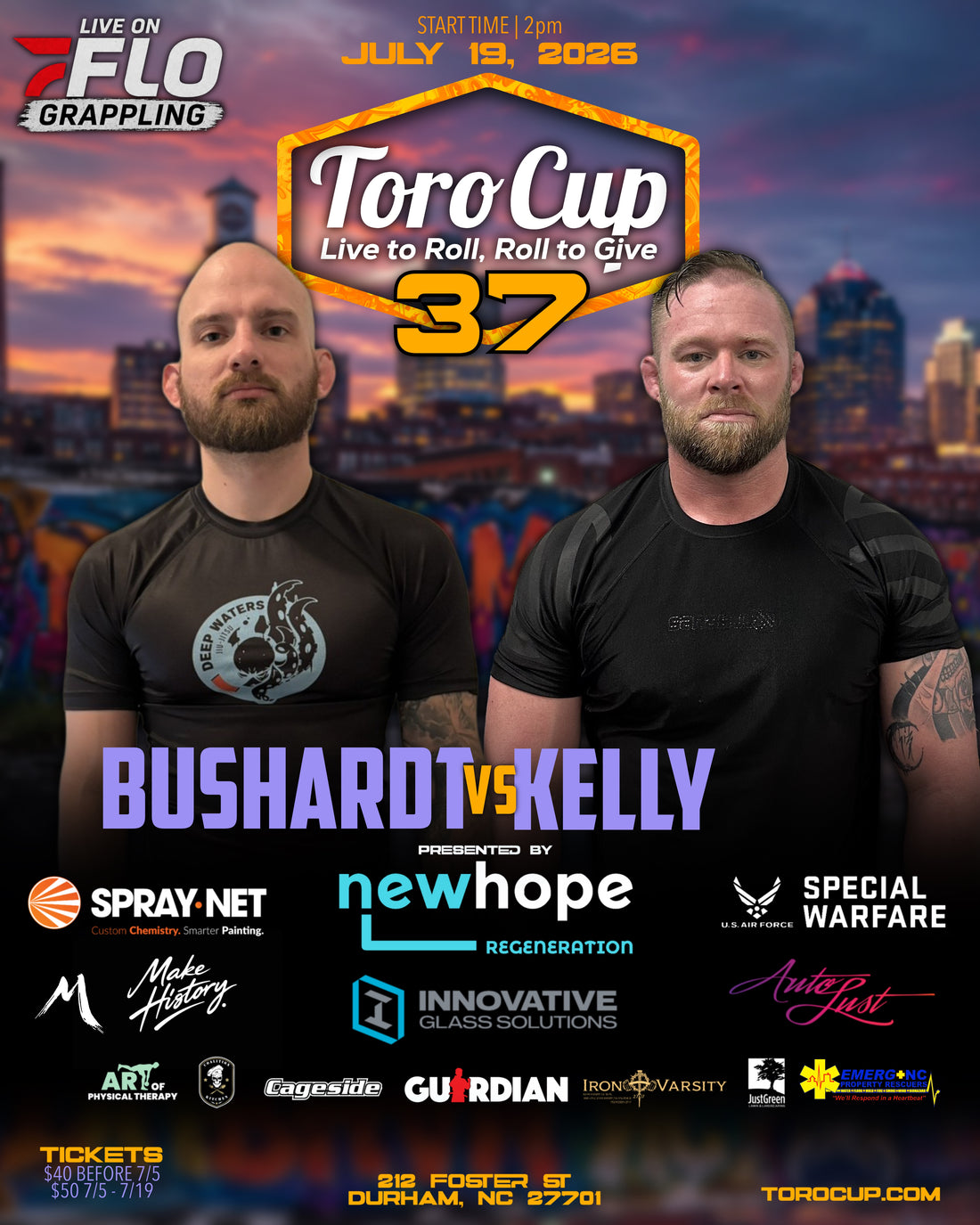 Ryan Bushardt (Deep Waters Jiu Jitsu) def. Jordan Kelly (Embrace Martial Arts) Toe Hold 6:09