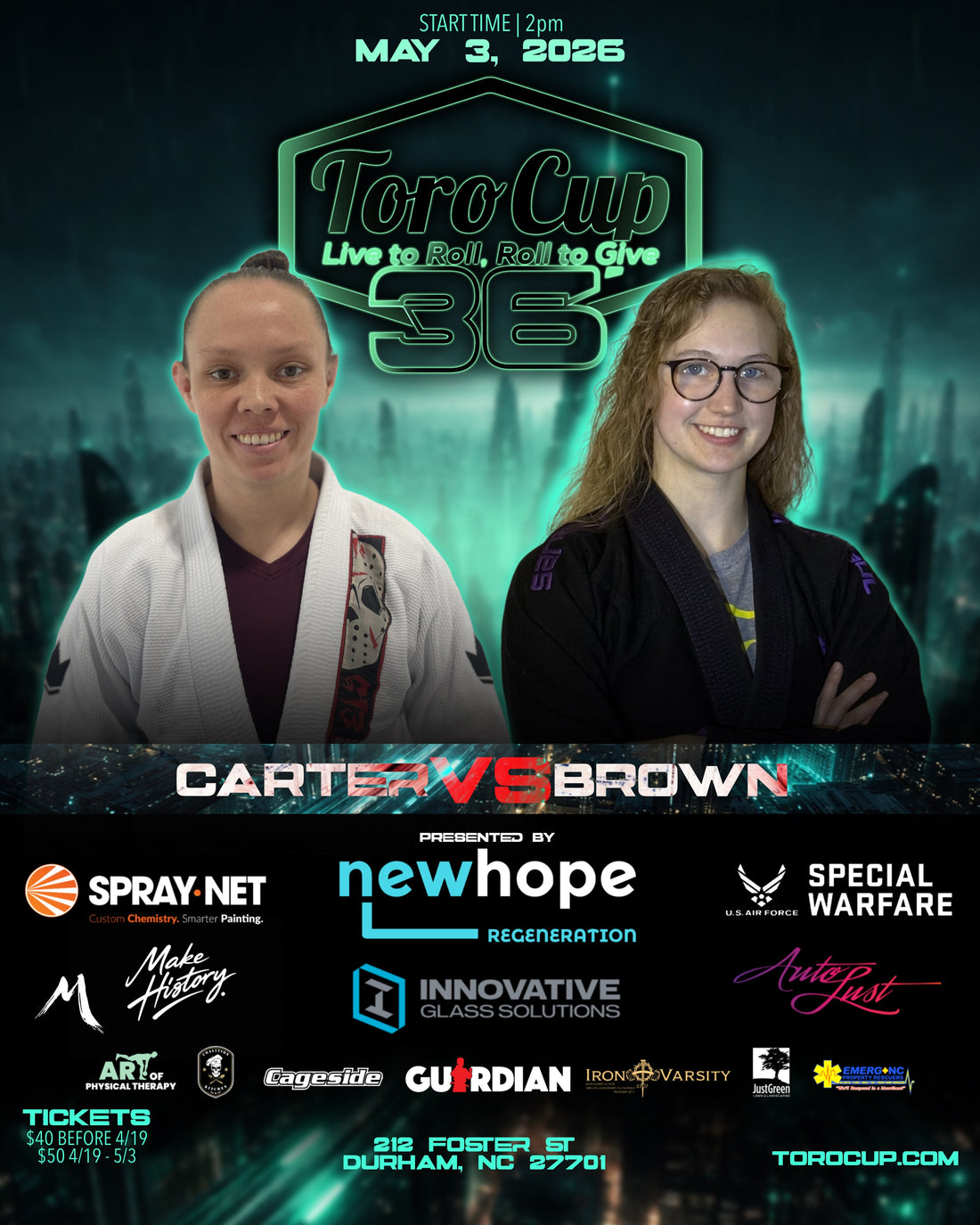Jessica Carter (G13 BJJ) def. Madeline Brown (The Jiu Jitsu Exchange) 12-2