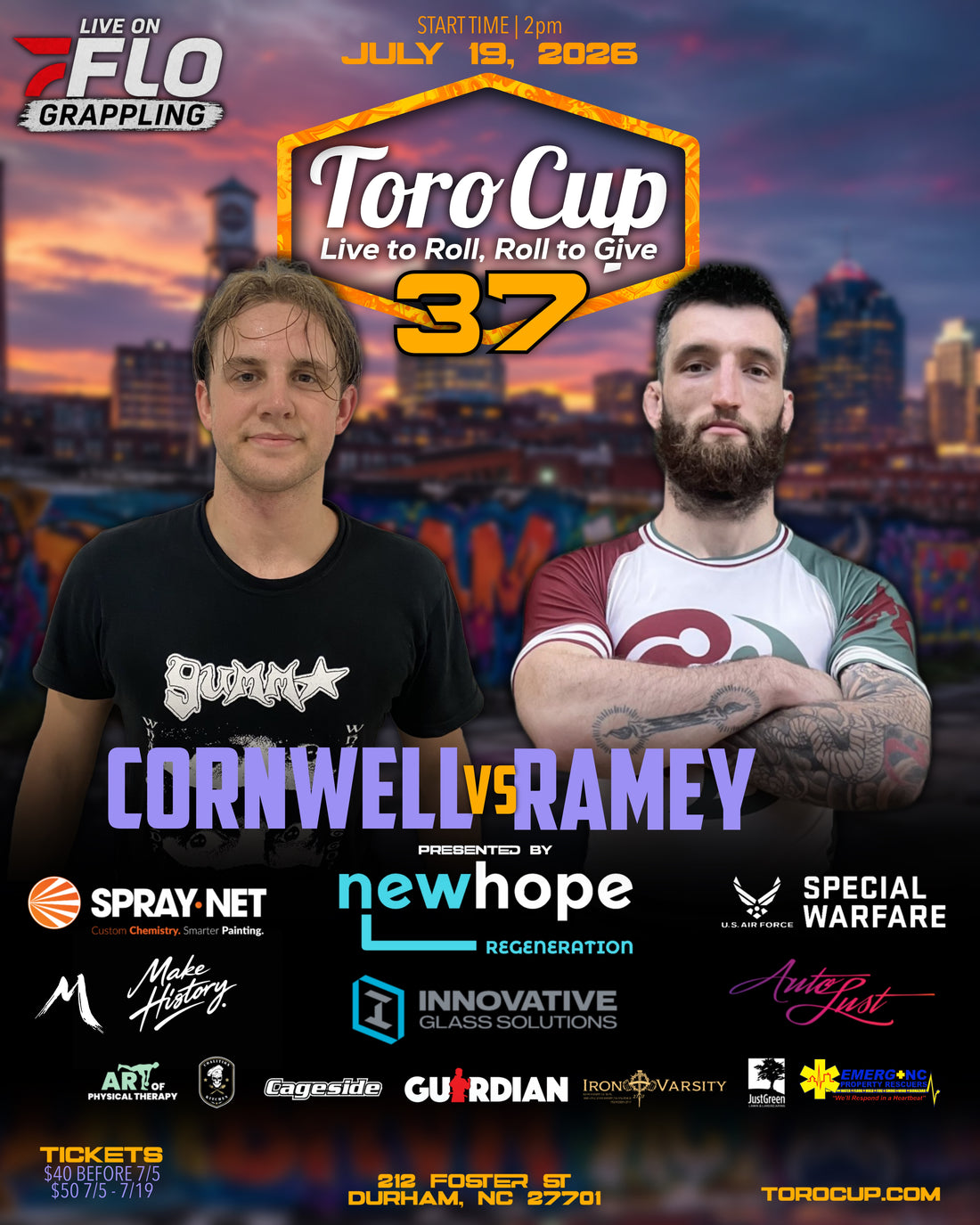Jack Cornwell (Schell Shock BJJ) def. Whitt Ramey (Woddruff Fighters Club) Triangle 2:19 *Make History Bonus*