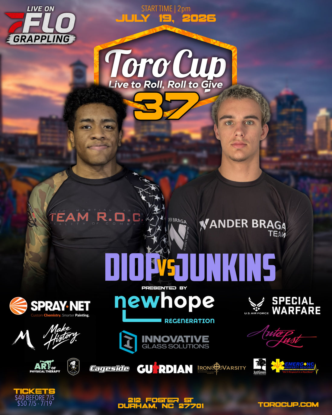 Jack Junkins (Wander Braga) def. Jibreel Diop (Team ROC Fayetteville) 6-2