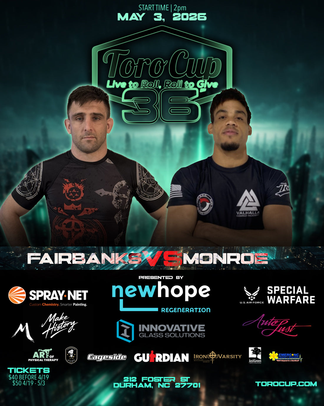 Isaiah Monroe (Team ROC Fayetteville) def. Alex Fairbanks (Diego Bispo Academy) RNC (7:29)