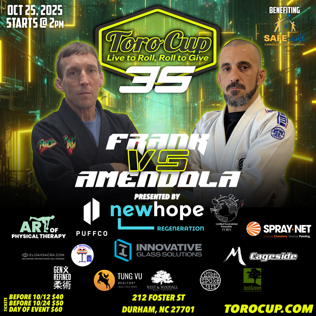 30. Daniel Frank (Revolution BJJ) def. Jeff Amendola (Mindstate Jiu Jitsu) Cross Collar Choke (5:23)