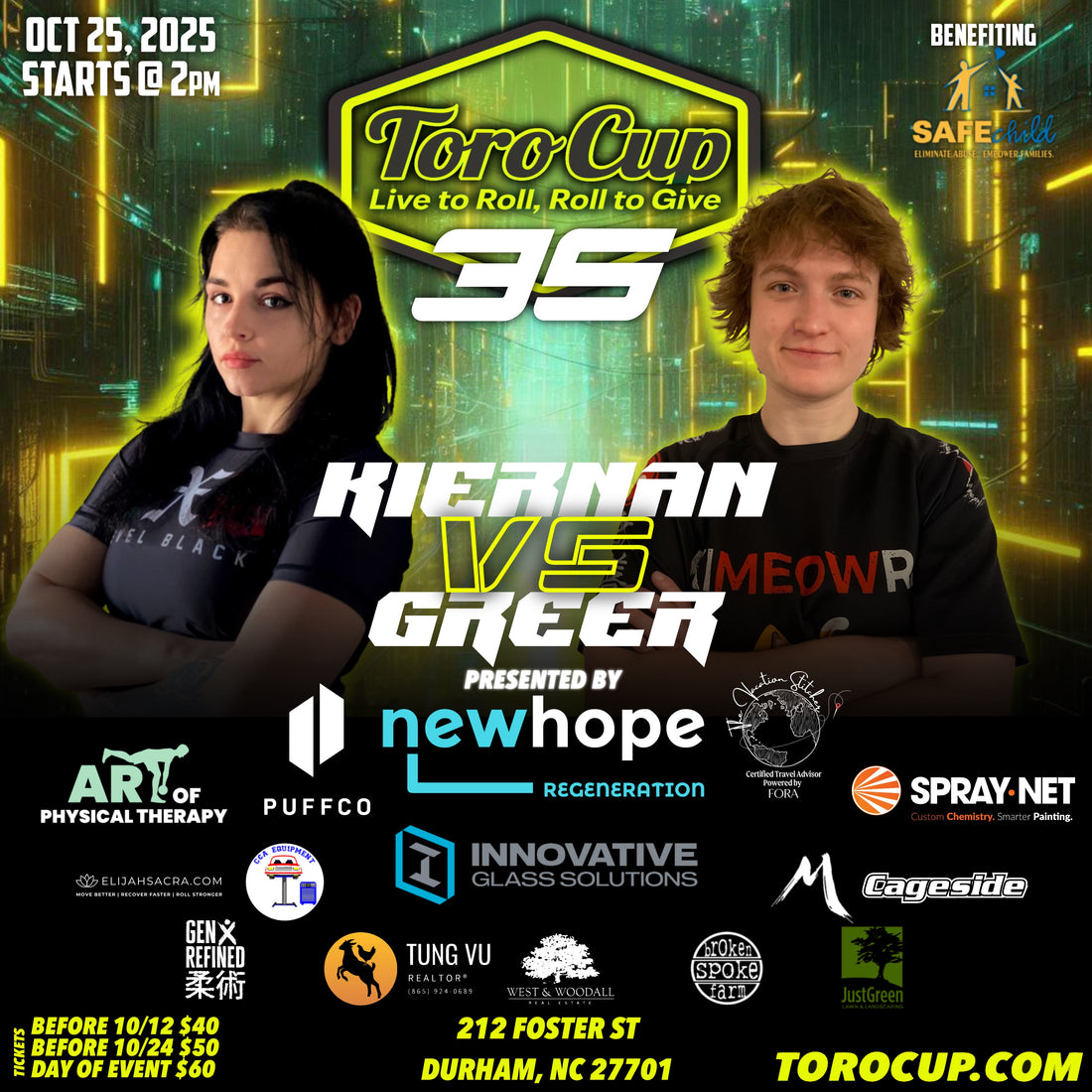 29. Renee Kiernan (Honest Grappling) def. Hannah Greer (Octagon MMA) Heel Hook (:19) $ Submission Bonus $