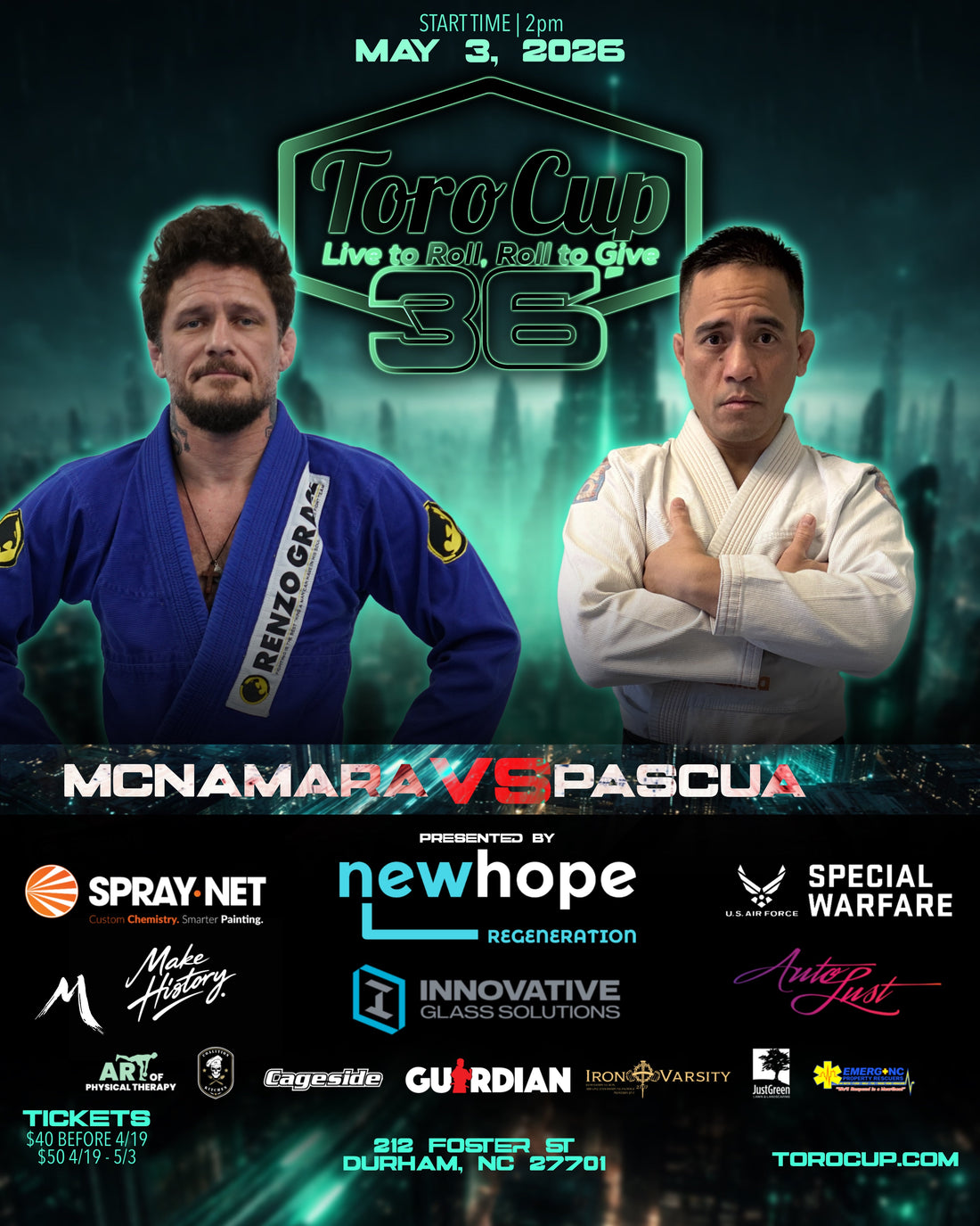 Hinano Pascua (Lepri Winston Salem) def. Timothy McNamara (Renzo Gracie HQ) 2-0