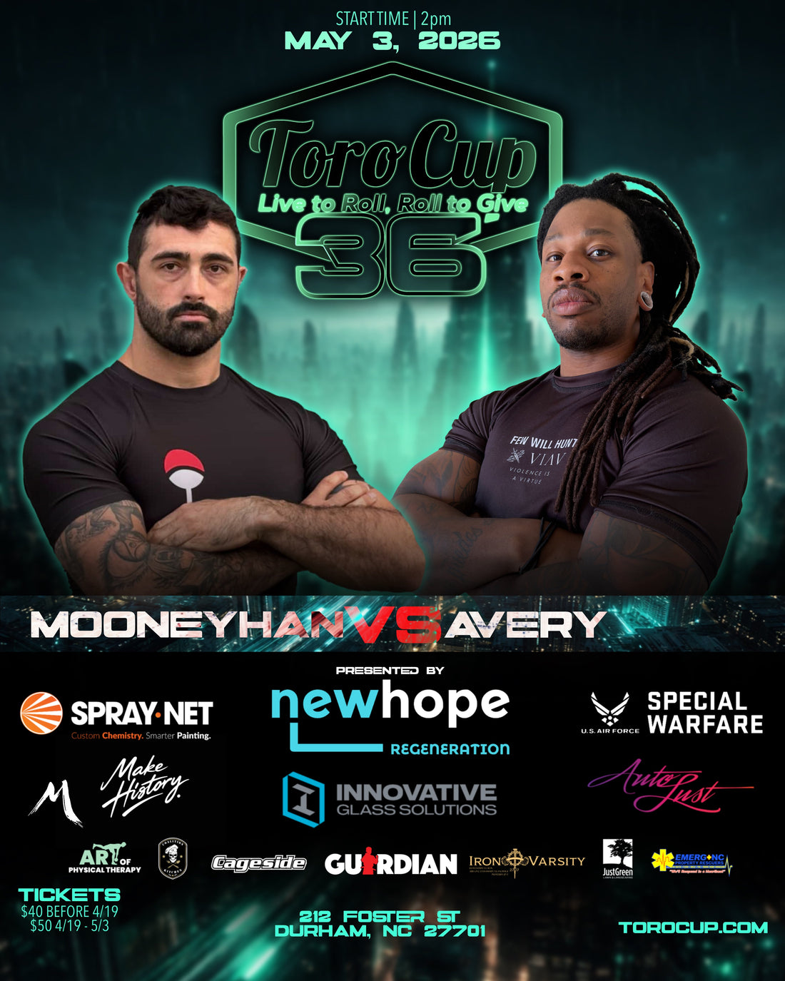 Glen Mooneyhan (Red Fox Jiu Jitsu) def. Kelvin Avery (Elevate MMA) Overtime 2-0