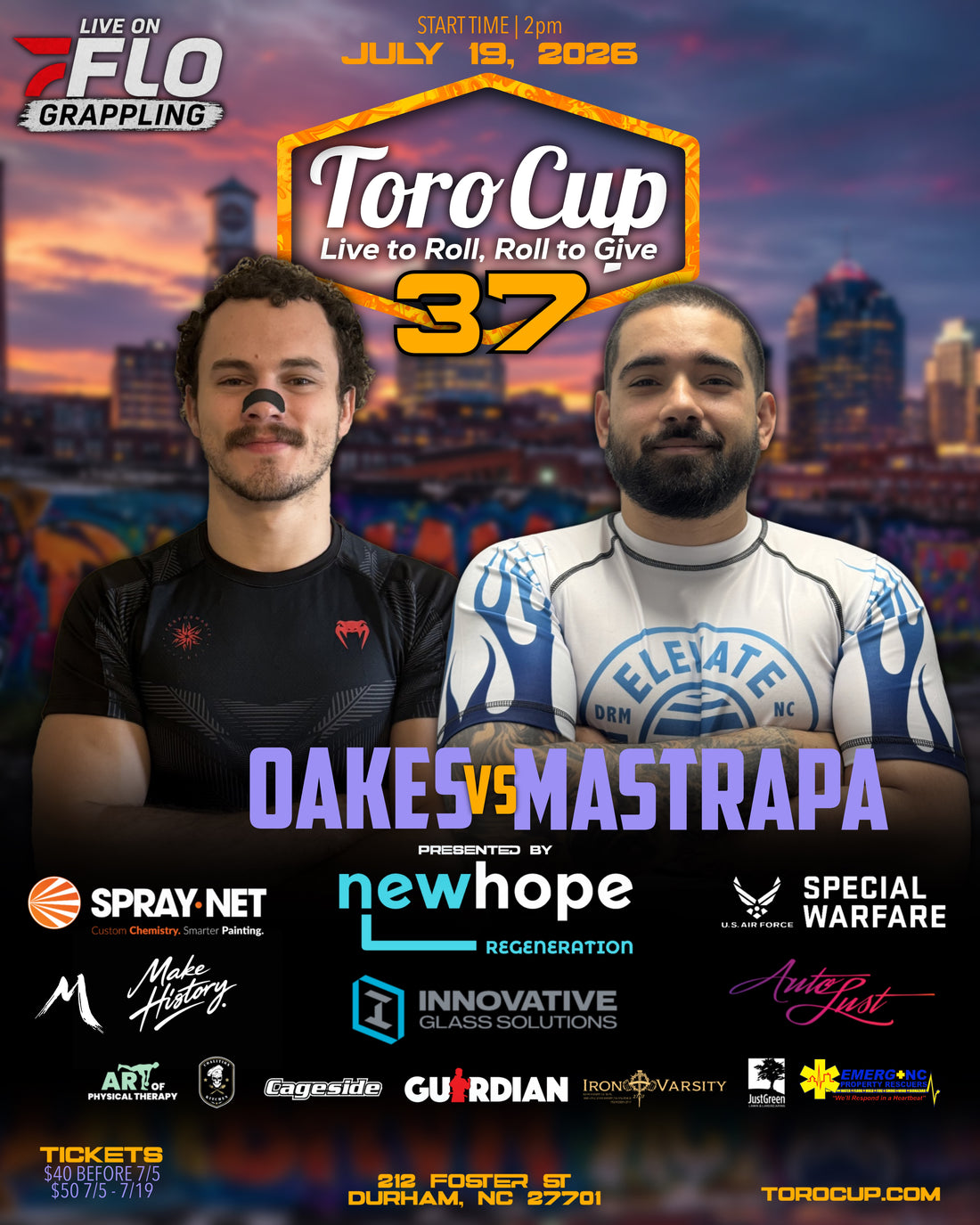 Nate Oakes (Gracie Burlington) def. Shawn Mastrapa (Elevate MMA) Armbar 1:43 *Submission Bonus*