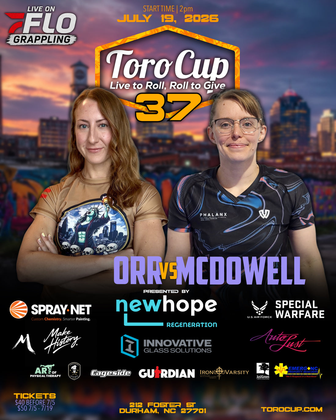 Lindsay Orr (Real American Grappling) def. Maggie McDowell (Adonai Martial Arts) 15-0