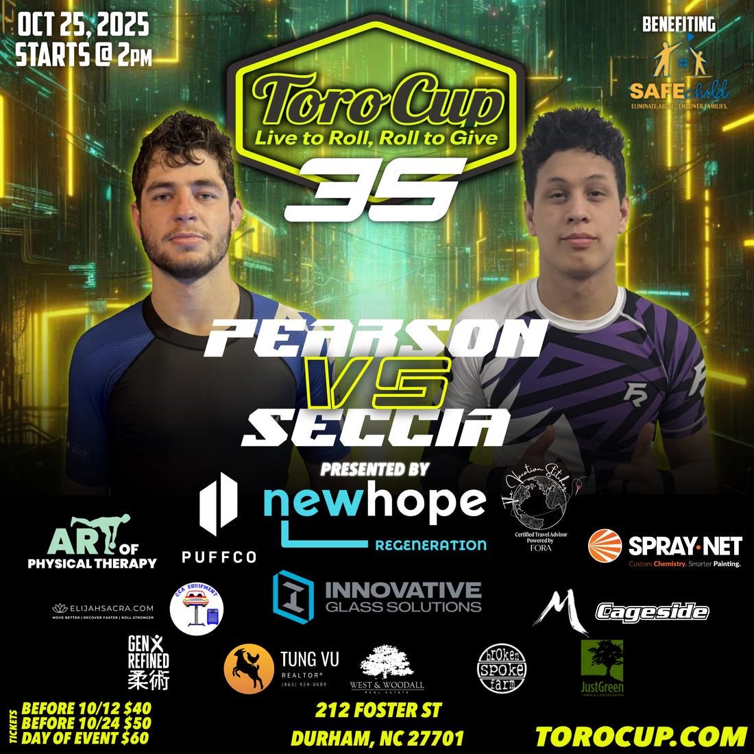 10. Hector Seccia (Embrace Martial Arts) def. David Pearson (Battleborn BJJ) Over Time 6-2