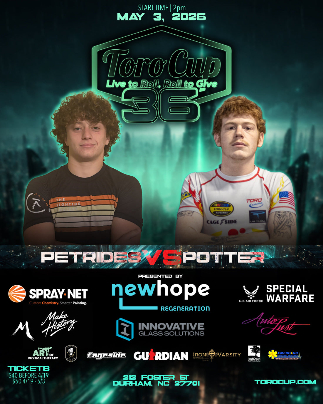 Eben Petrides (The Fighting Society) def.Jackson Potter (DAGR) Straight Ankle Lock (4:02)