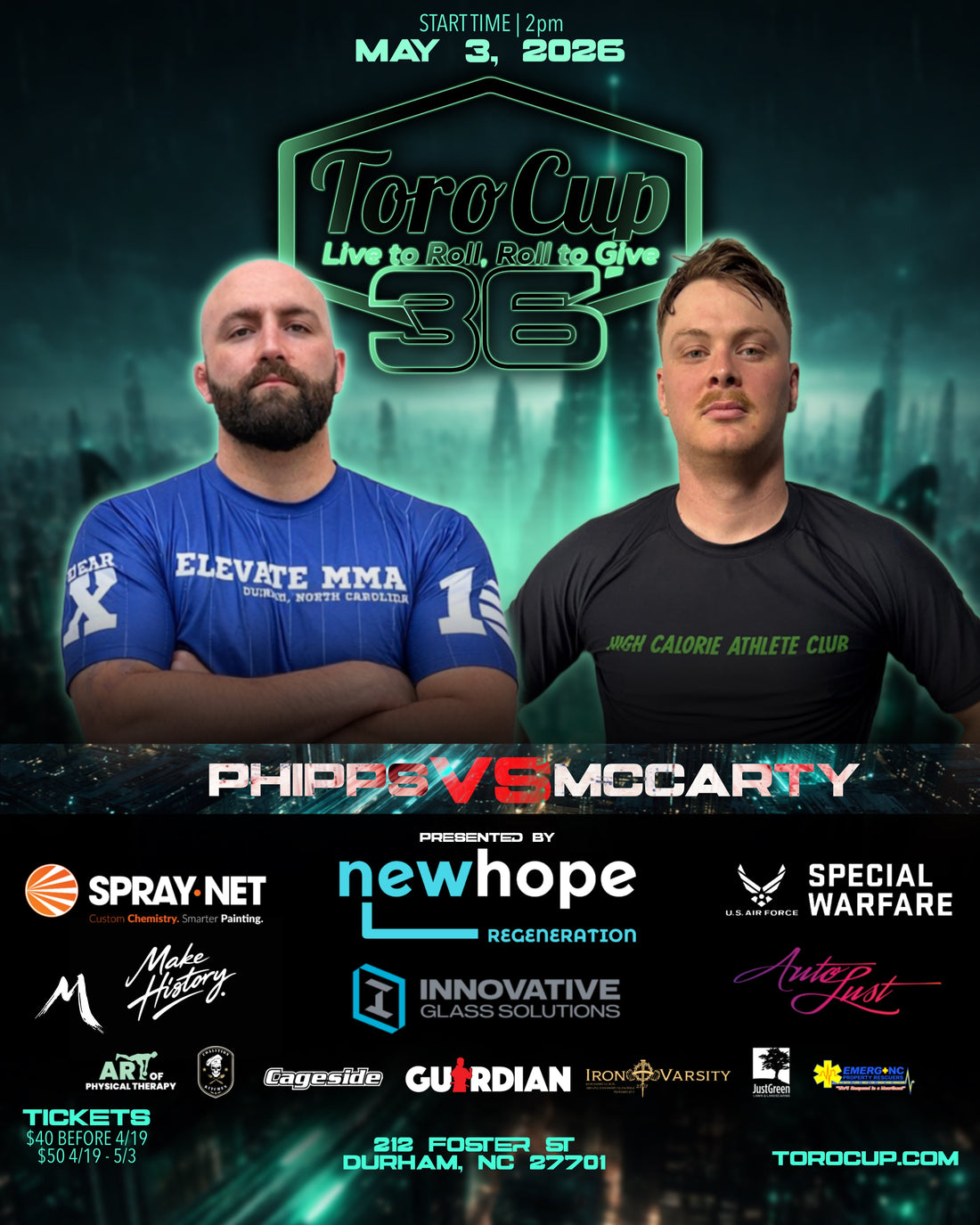 Drew Phipps (Elevate MMA) def. Austin McCarty (Honest Grappling Co.) 8-0