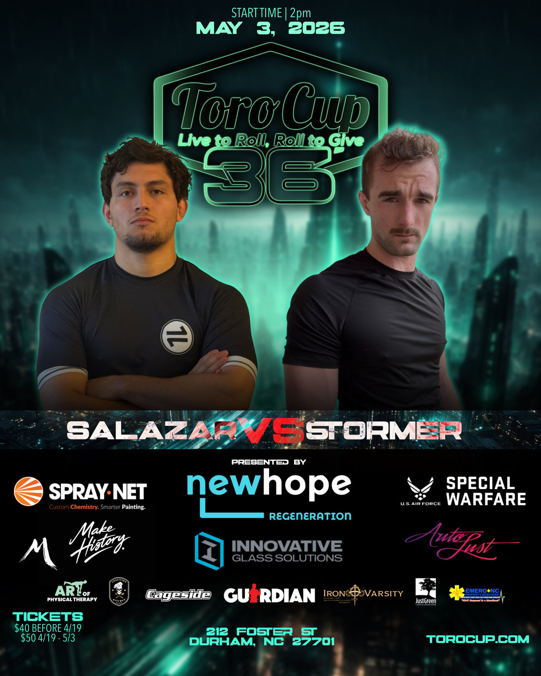 Chris Salazar (The Jiu Jitsu Exchange) def. Caleb Stormer (The Edge) RNC (7:08)