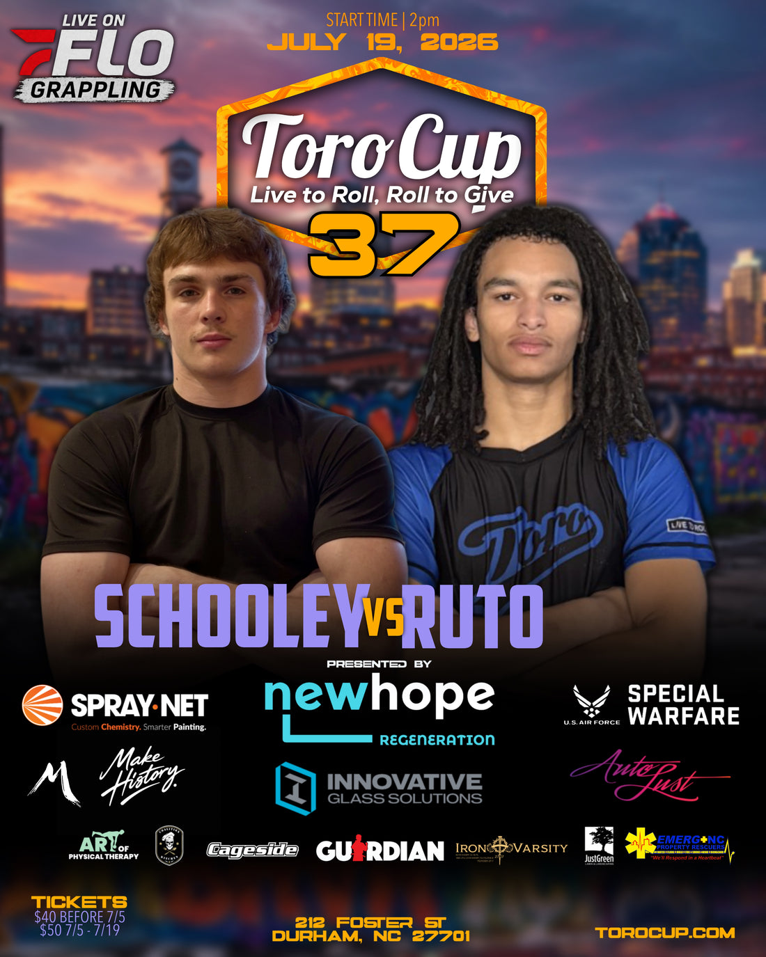 Brice Schooley (Satsuma Jiu Jitsu) def. Zakiah Ruto (Hometown Martial Arts) Triangle 6:30