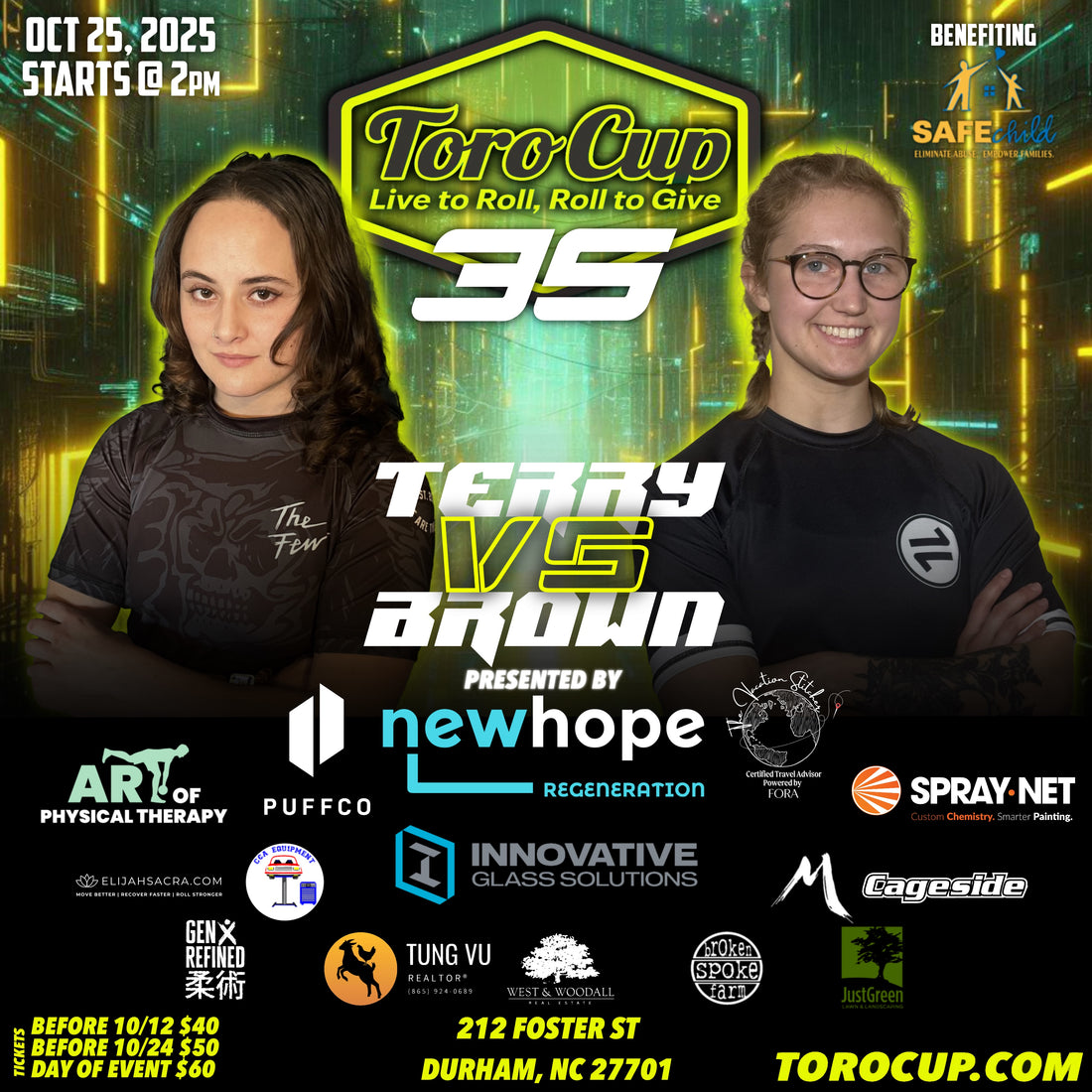 32. Madeline Brown (The Jiu Jitsu Exchange) def. Arianna Terry (Fitness Edge MMA) Arm Bar (3:29)