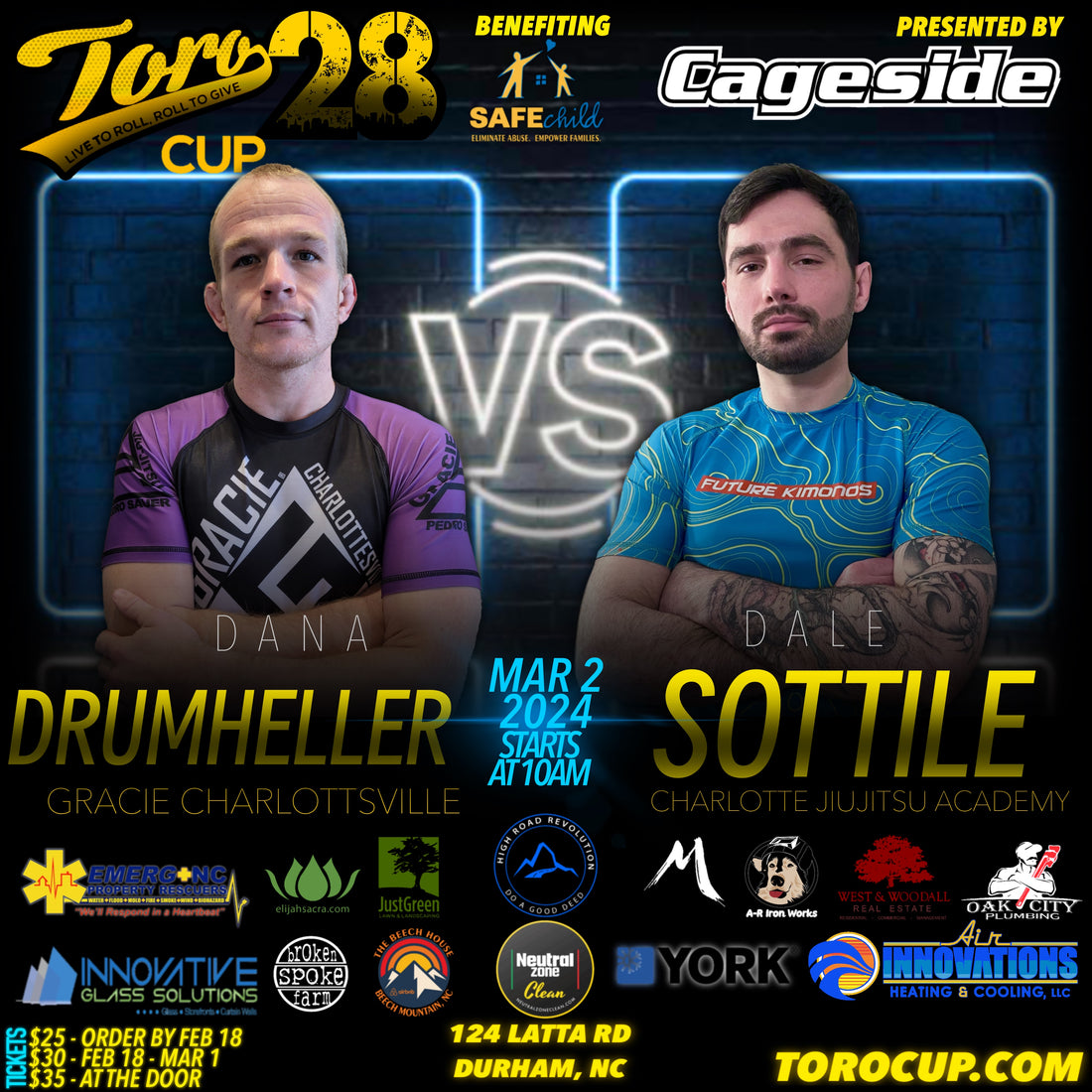 Dale Sottile def Dana Drumheller via arm triangle 3:07