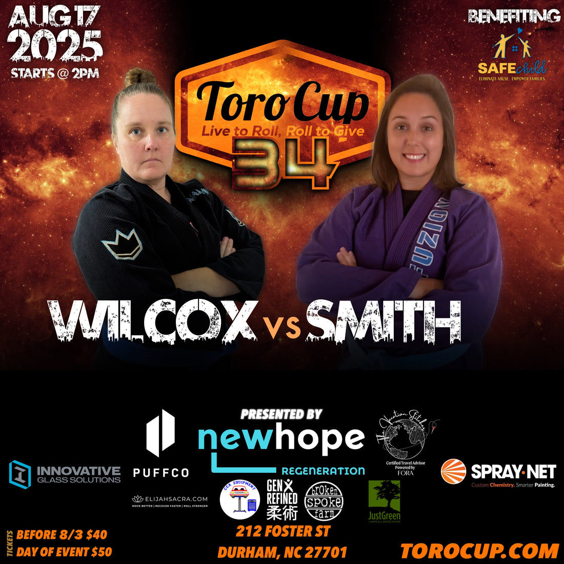 Jessica Smith (Fusion Martial Arts) def. Jesse Wilcox (Schell Shock BJJ) 7-0