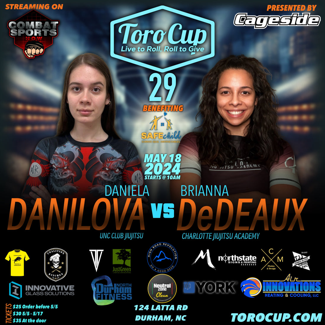 Brianna DeDeaux  def Daniela Danilova  via arm bar 3:46