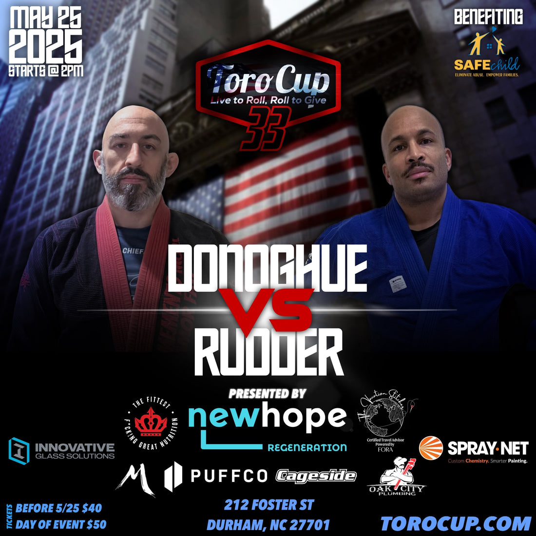 Glenn Donoghue (Top Martial Arts) def. Duane Rudder (Schell Shock BJJ) Smother 1:59