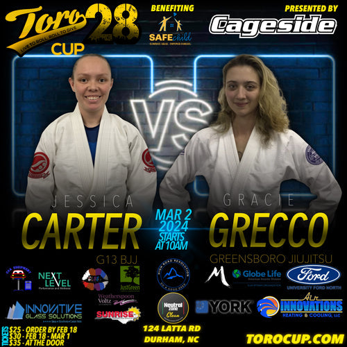 Jessica Carter  def Gracie Grecco  3-2