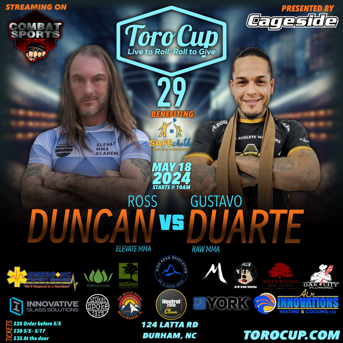 Gustavo Duarte def Ross Duncan 2-0 OT