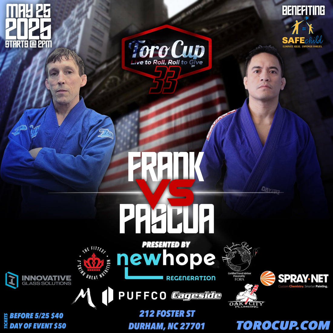 Daniel Charles Frank (Revolution BJJ) def. Hinano Pascua (Lepri BJJ Winston Salem) 4-0