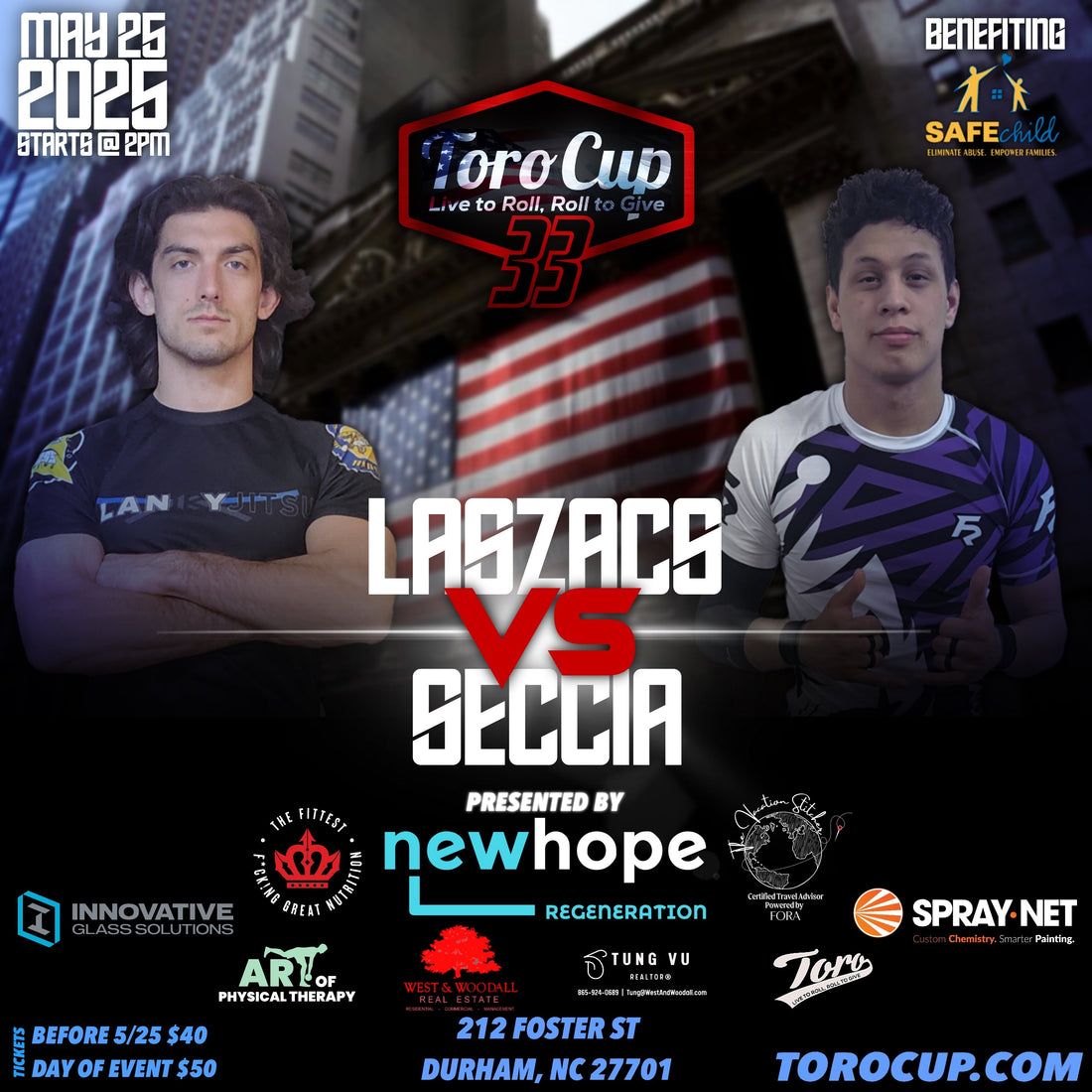 Hector Seccia (Embrace Martial Arts) def. Lucas Laszacs (Jiu Jitsu Performance Academy) Toe Hold 4:25