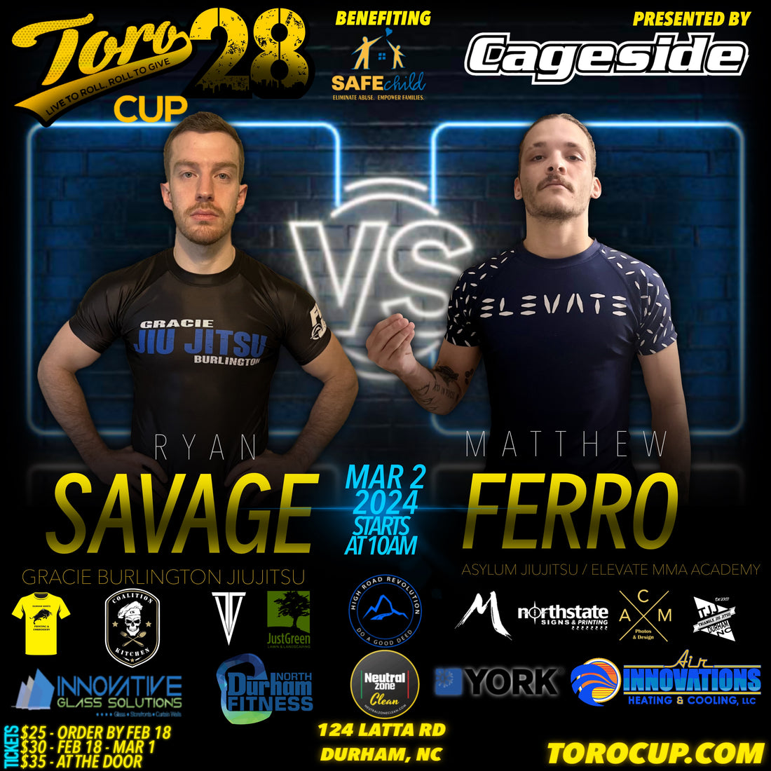 Ryan Savage def Matthew Ferro via RNC 8:16