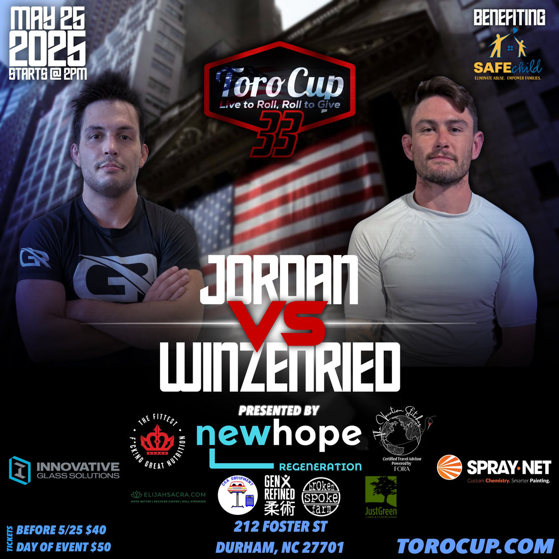 John Winzenreid (Fitness Edge MMA) def. Jackson Jordan (Gracie Raleigh) 3-0