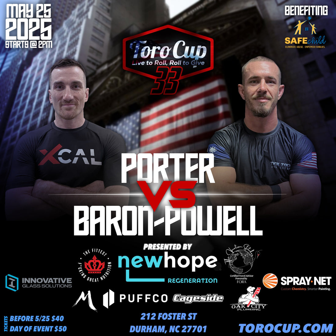 Zacharie Baron-Powell (Viktos Jiu Jitsu) def. David Porter (XCAL Martial Arts) 2-0
