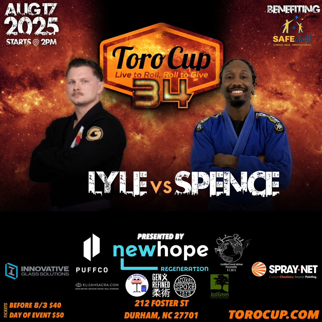 Andrew Lyle (RAW MMA) def. Kevin Spence (Schell Shock BJJ) 13-0