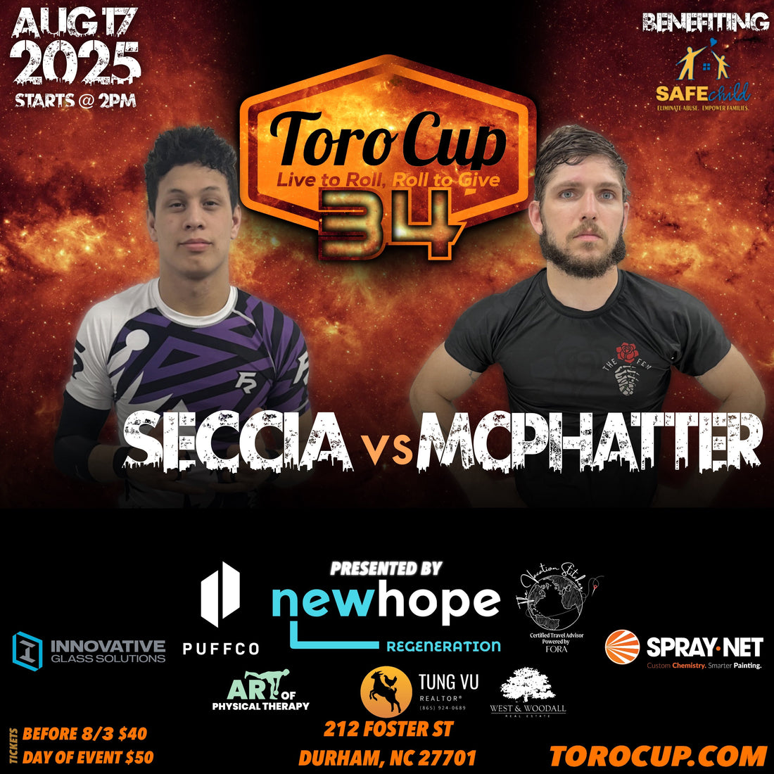 Hector Seccia (Embrace Martial Arts) def. Dakota McPhatter (Bull & Bear) *NoGi 15-0