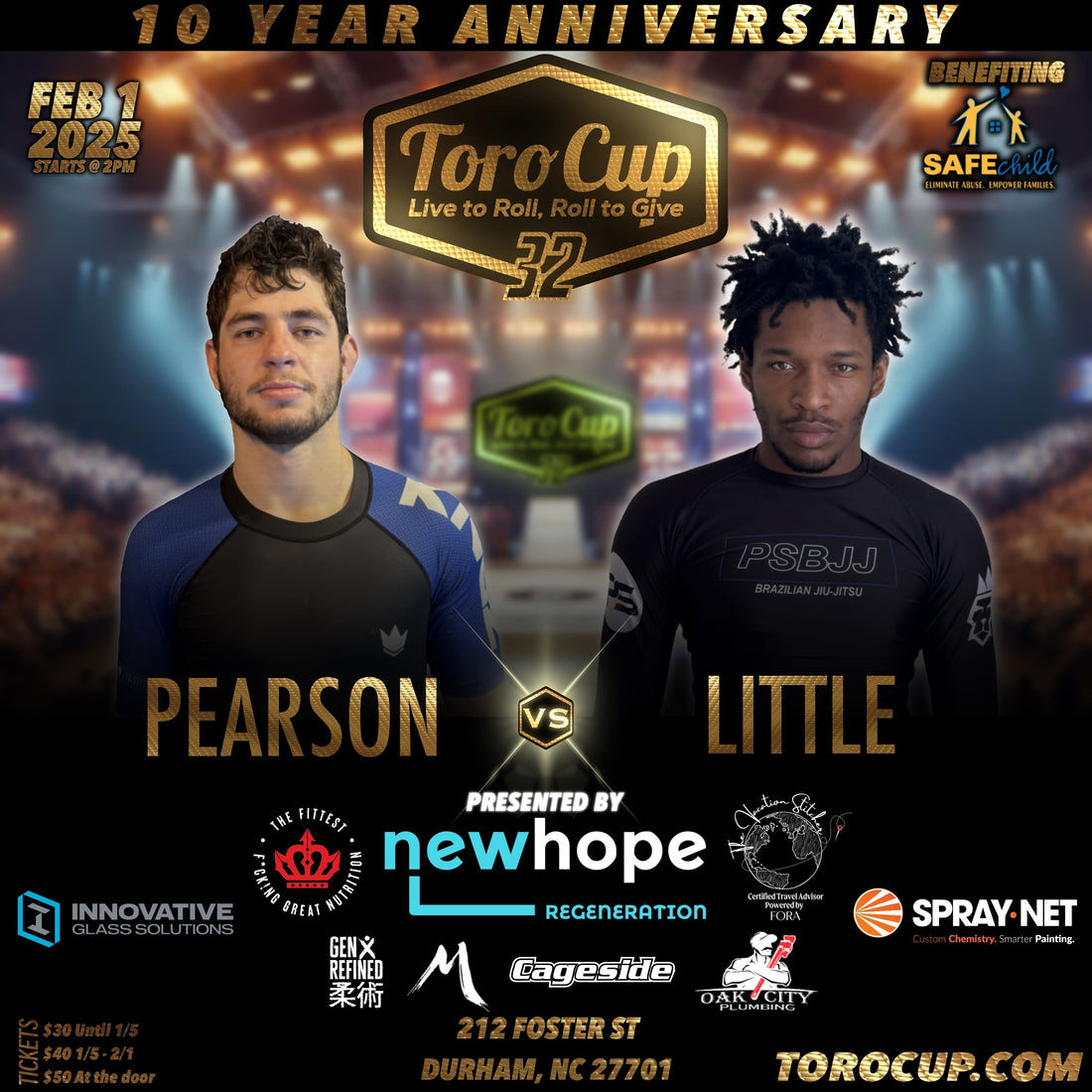 David Pearson (Battleborn) def. Brent Little (Paulo Santana BJJ) 3-0