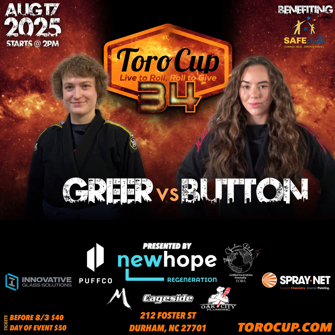 Marissa Button (Epoch BJJ) def. Hannah Greer (Octagon MMA) 8-0