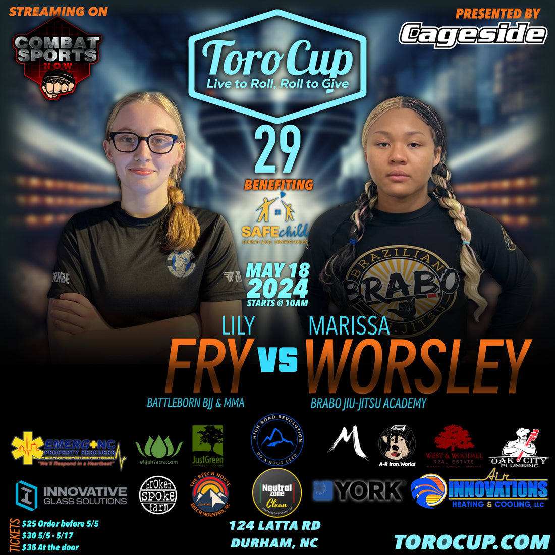 Marissa Worsley def Lilly Fry  via americana 1:13 $100 Sub bonus winner