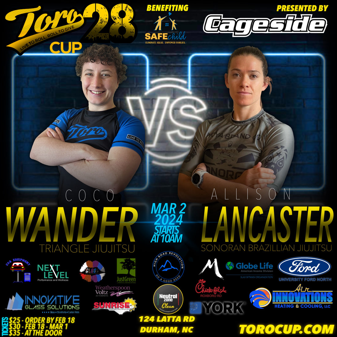 Allison Lancaster def Coco Wander via triangle 7:55