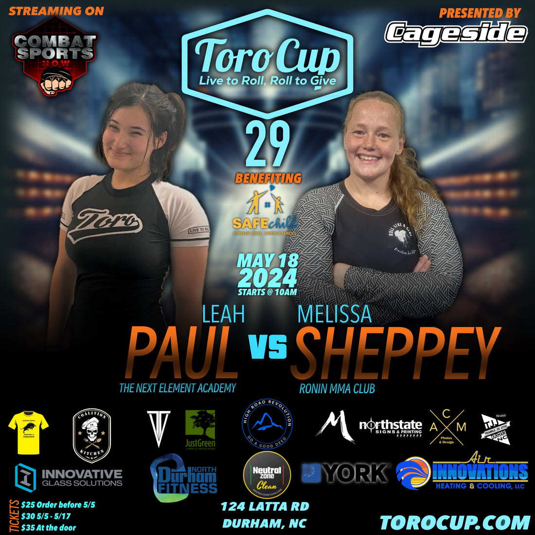 Leah Paul def Melissa Sheppey via kimura 4:19 *