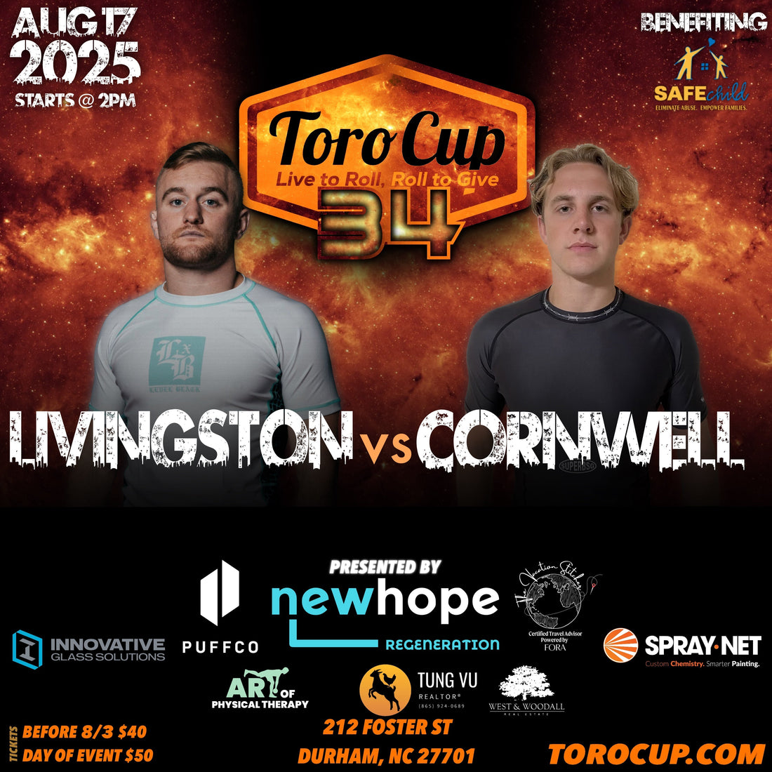 Jack Cornwell (Schell Shock BJJ) def. Max Livingston (Webb MMA / Illuminati Grappling Club) *NoGi 2-0 Overtime