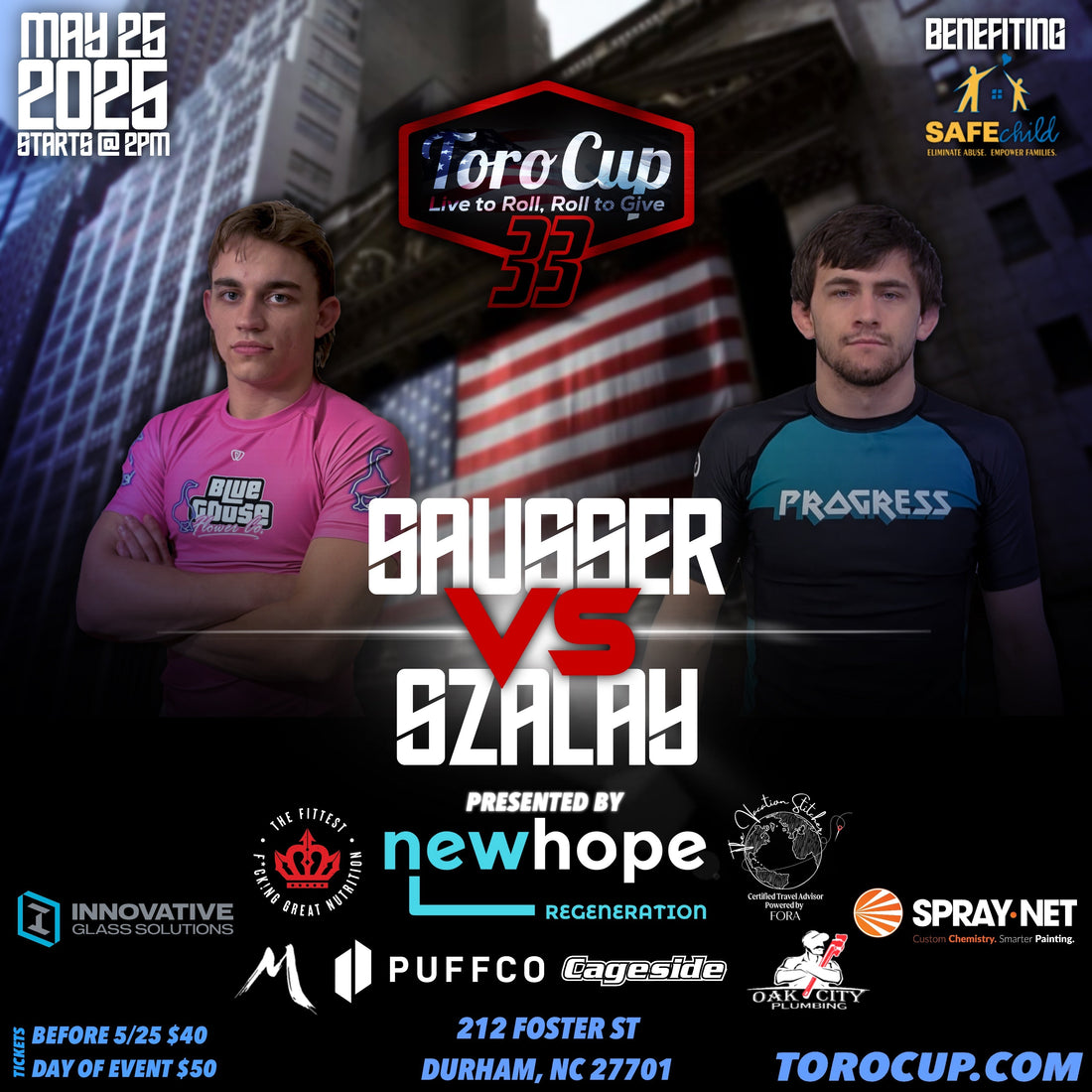 Samson Sausser (Gustavo Machado BJJ Norfolk) def. Travis Szalay (613 Fight Factory) 6-2
