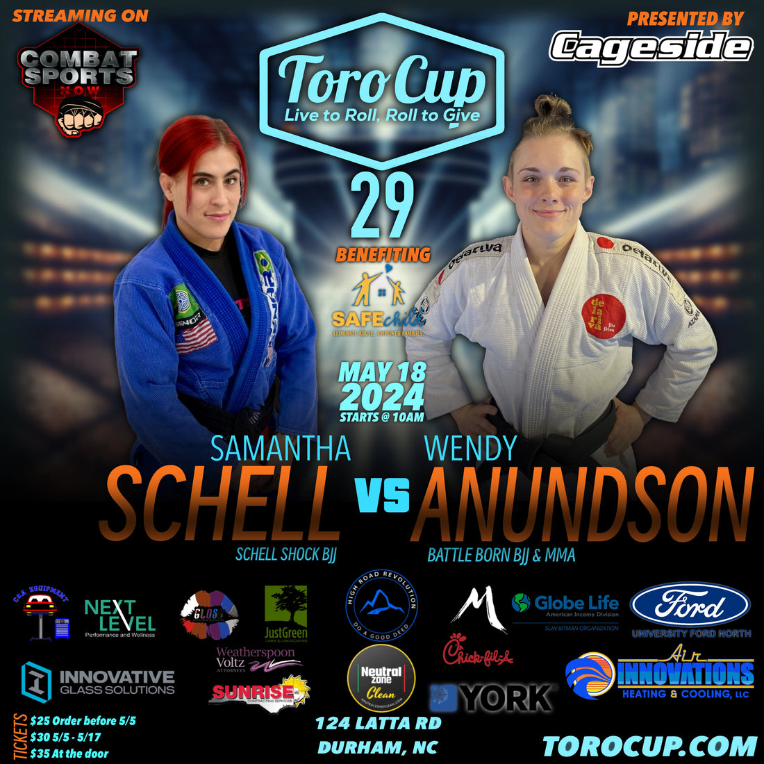 Wendy Anundson def Samantha Schell via collar choke 3:26