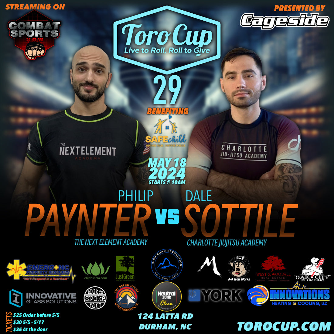 Philip Paynter def Dale Sottile 33-0